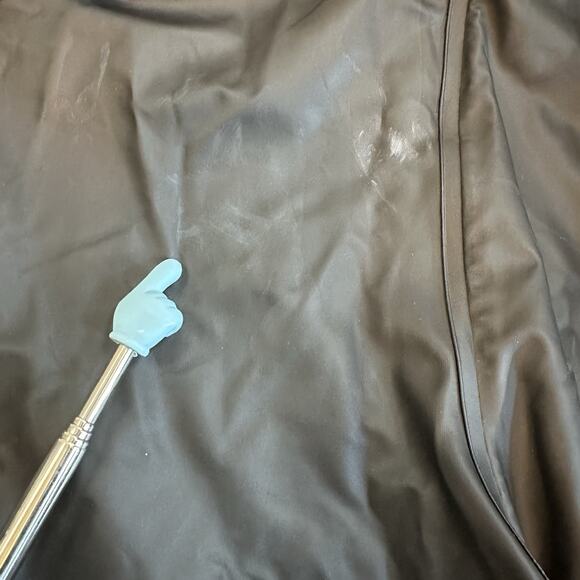 Helly Hansen Black Windbreaker Jacket Small Removable Hood Outdoors Packable - Picture 11 of 15